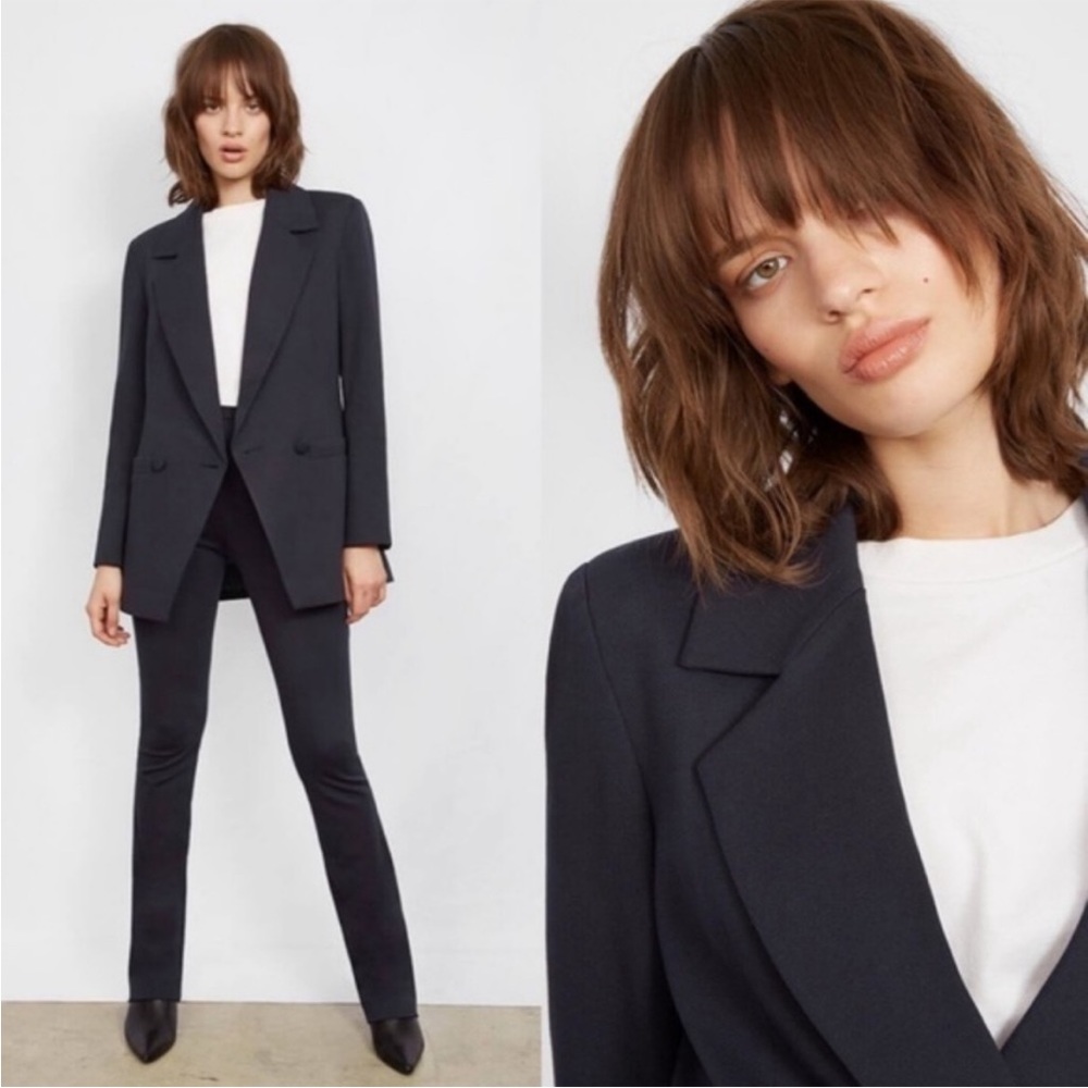 ANINE BING Grace Blazer Midnight Navy Size S